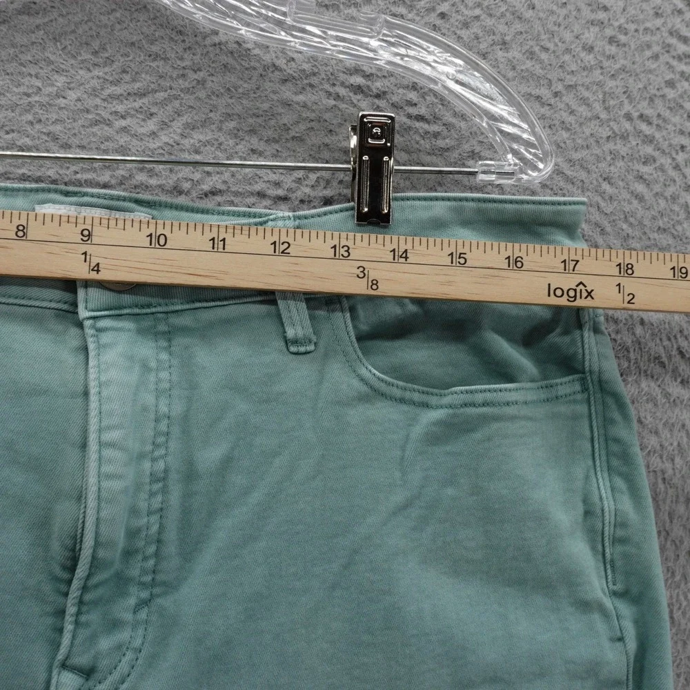 Vineyard Vines High Rise Skinny‎ Jeans 33 Green Womens Ankle Length Stretch